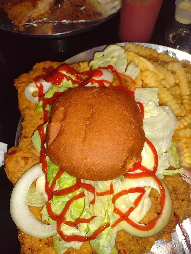 Hand Breaded BPT with the Works